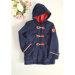 Sobretudo azul menino